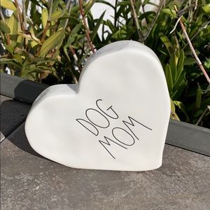 Rae Dunn DOG MOM Heart